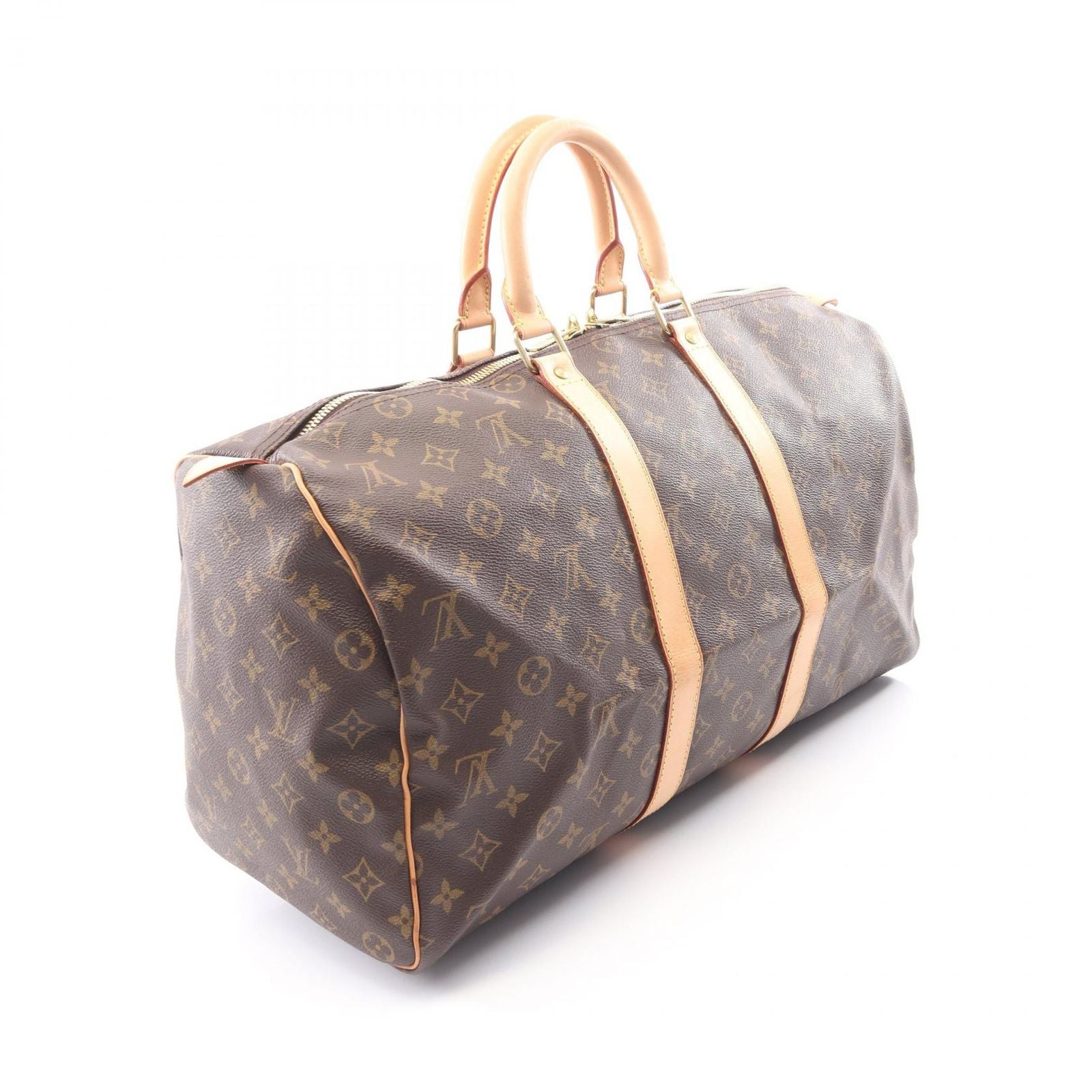 Louis Vuitton Boston Bag Keepall 45 Monogram Leather — view 2