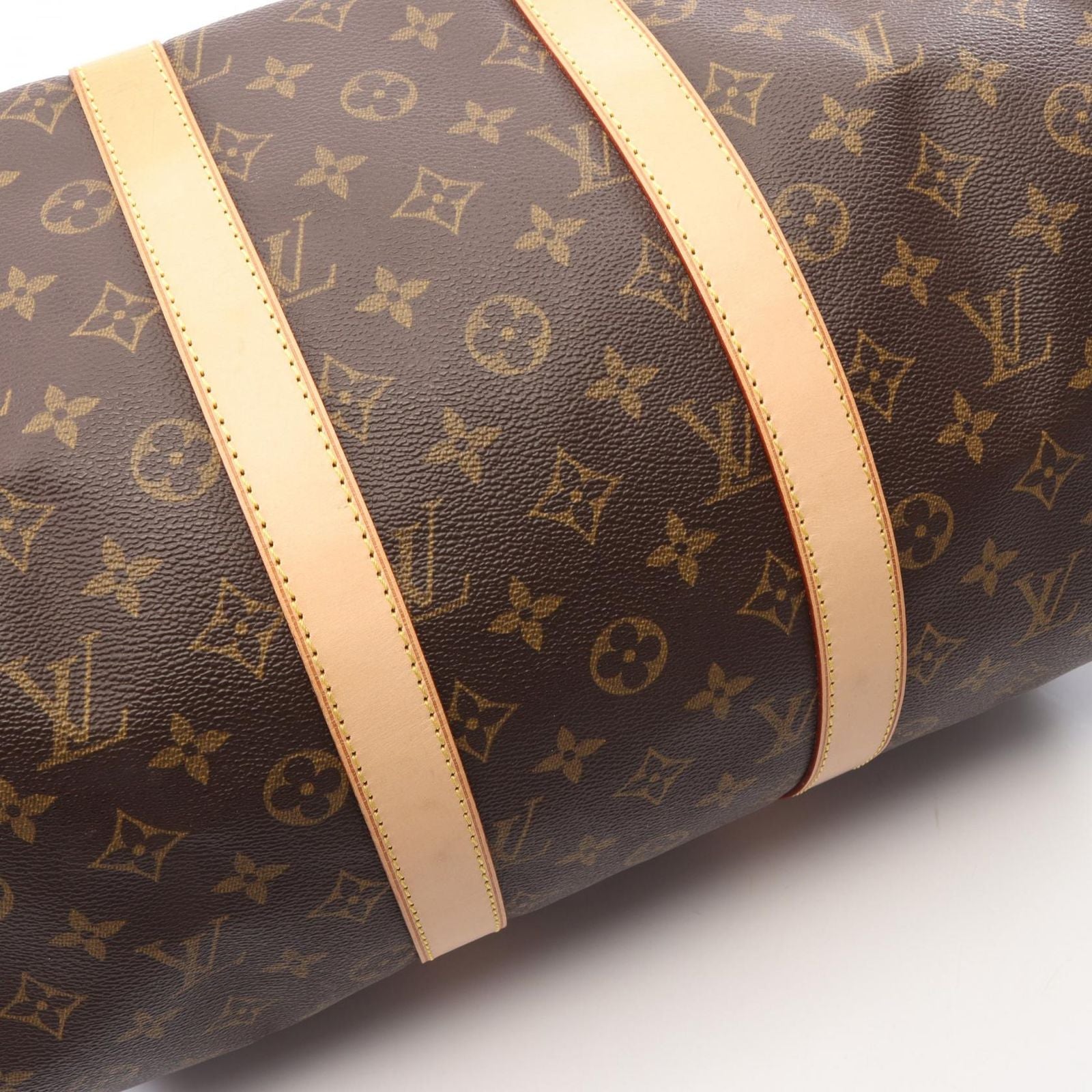 Louis Vuitton Boston Bag Keepall 45 Monogram Leather — view 6