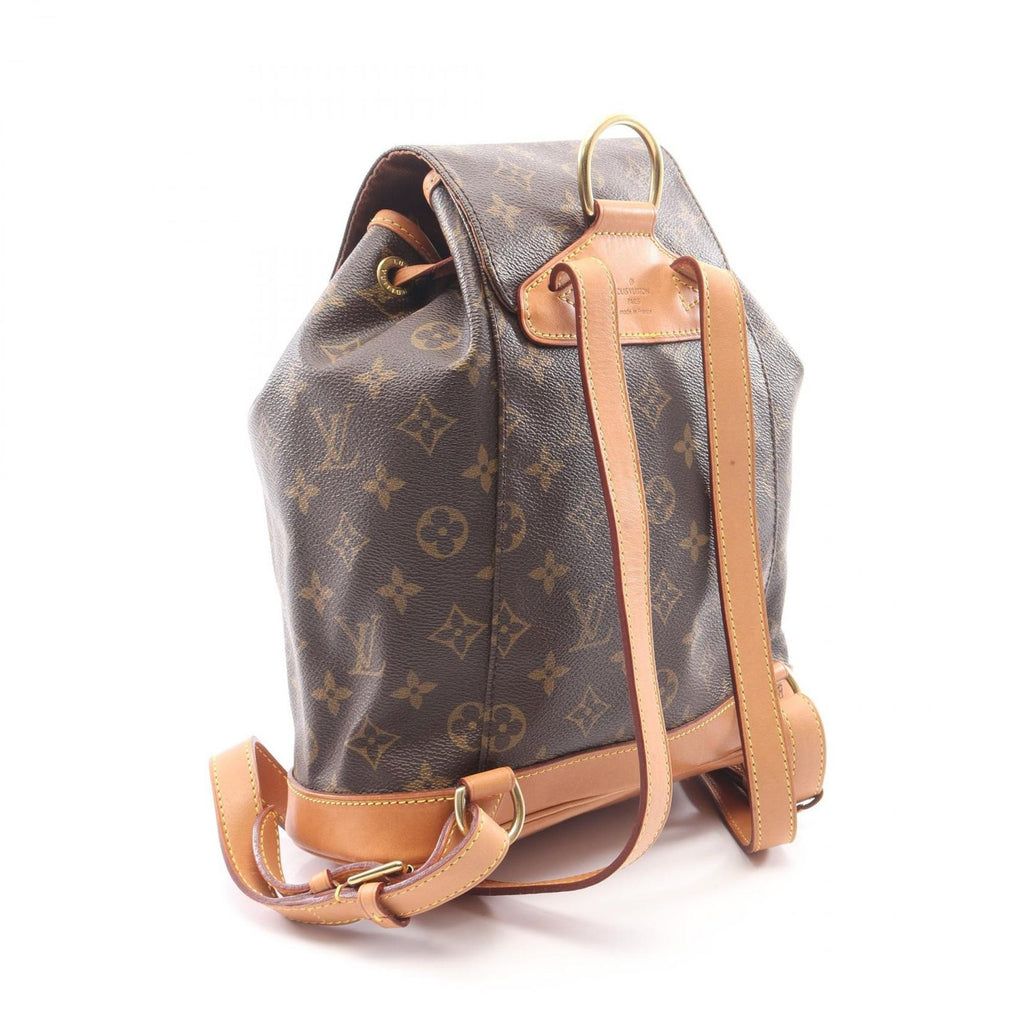 Louis Vuitton Backpack Montsouris MM Monogram Leather — view 2