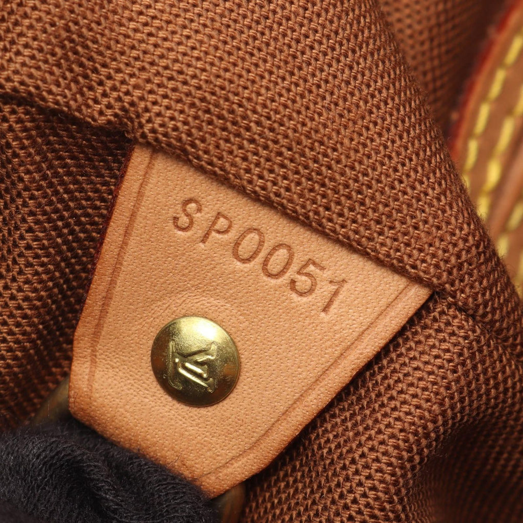 Louis Vuitton Backpack Montsouris MM Monogram Leather — view 5