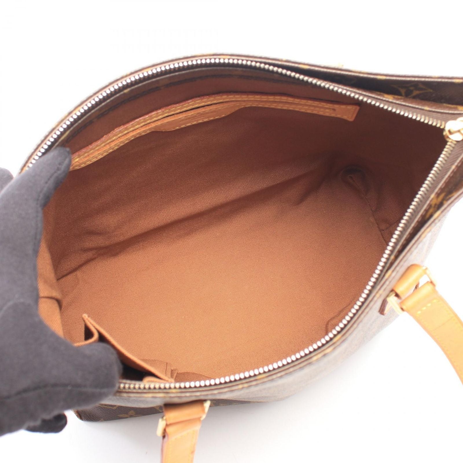 Louis Vuitton Shoulder Bag Cabas Piano Monogram Leather — view 3