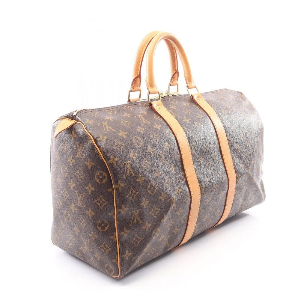 Louis Vuitton Boston Bag Keepall 45 Monogram Leather — view 2