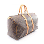 Louis Vuitton Boston Bag Keepall 45 Monogram Leather — view 2
