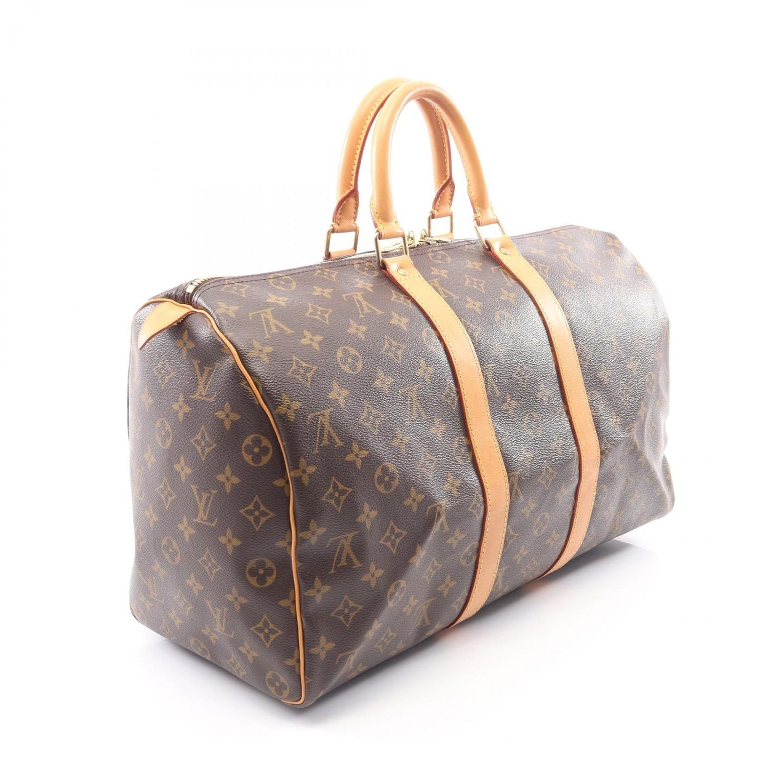 Louis Vuitton Boston Bag Keepall 45 Monogram Leather — view 2