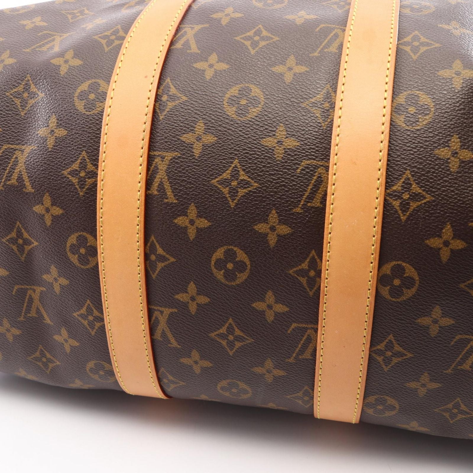 Louis Vuitton Boston Bag Keepall 45 Monogram Leather — view 8