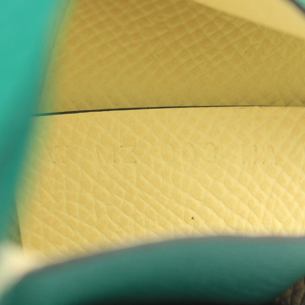 Hermes Coin Purse Bastia Verso Vert Vertigo Jaune Milton Leather — view 5