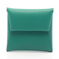 Hermes Coin Purse Bastia Verso Vert Vertigo Jaune Milton Leather
