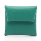 Hermes Coin Purse Bastia Verso Vert Vertigo Jaune Milton Leather