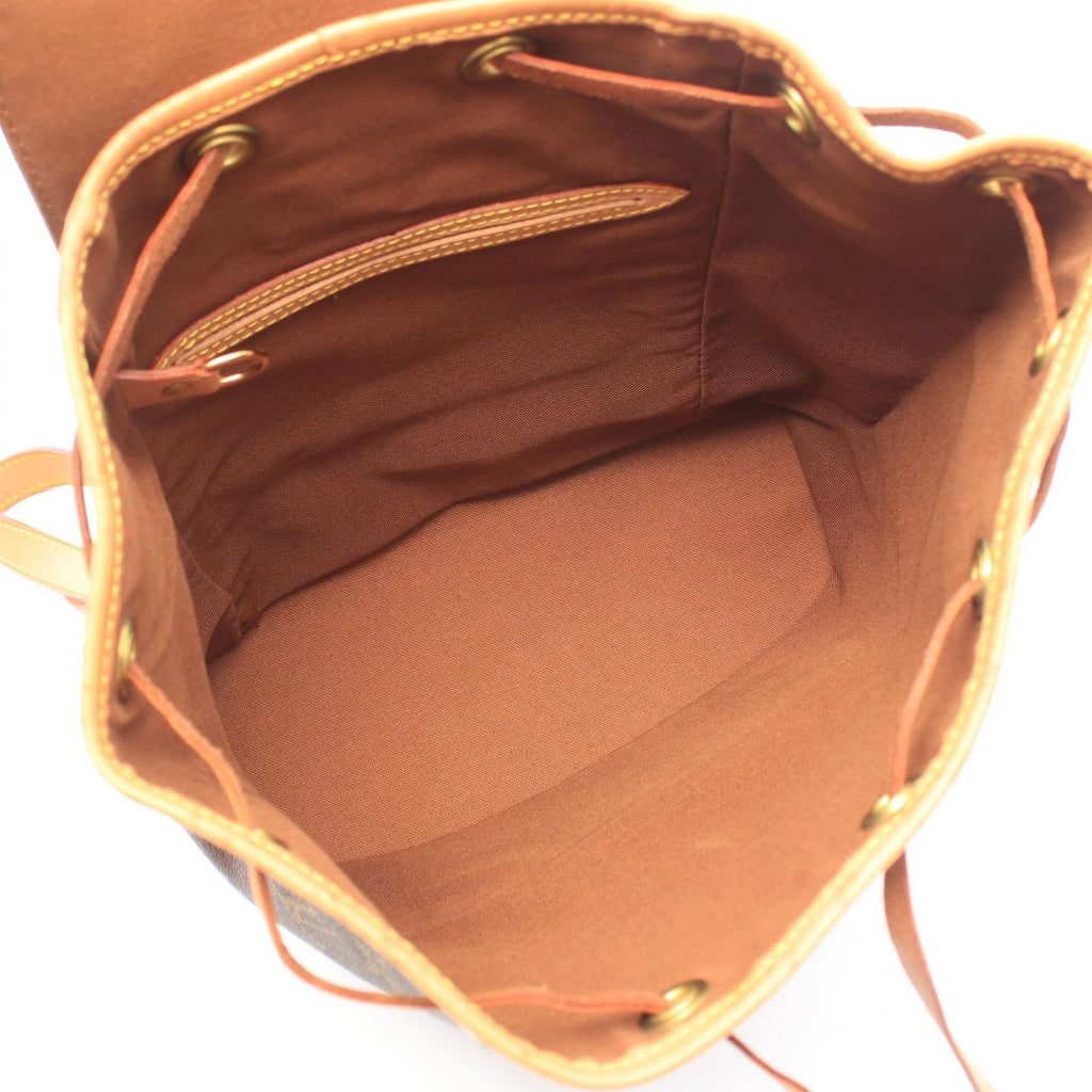 Louis Vuitton Backpack Montsouris MM Monogram Leather — view 3