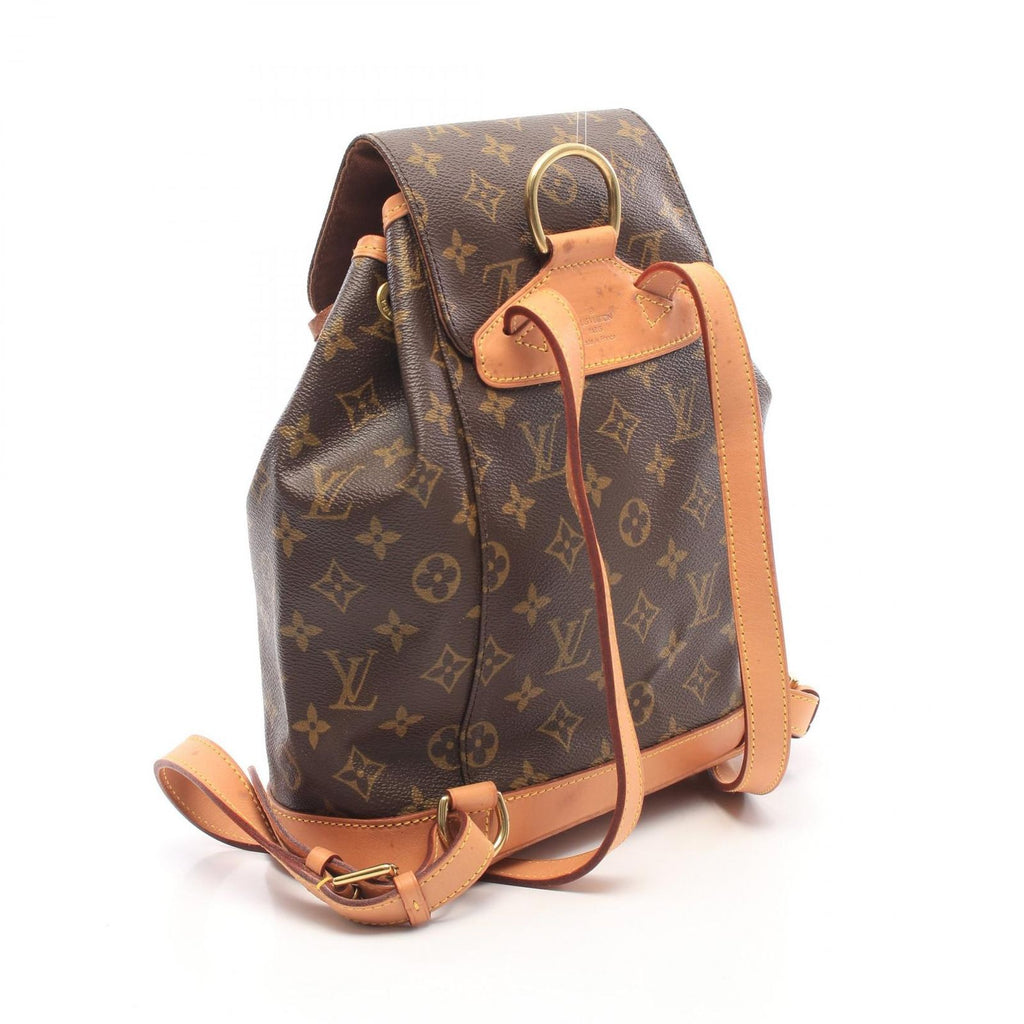 Louis Vuitton Backpack Montsouris MM Monogram Leather — view 2
