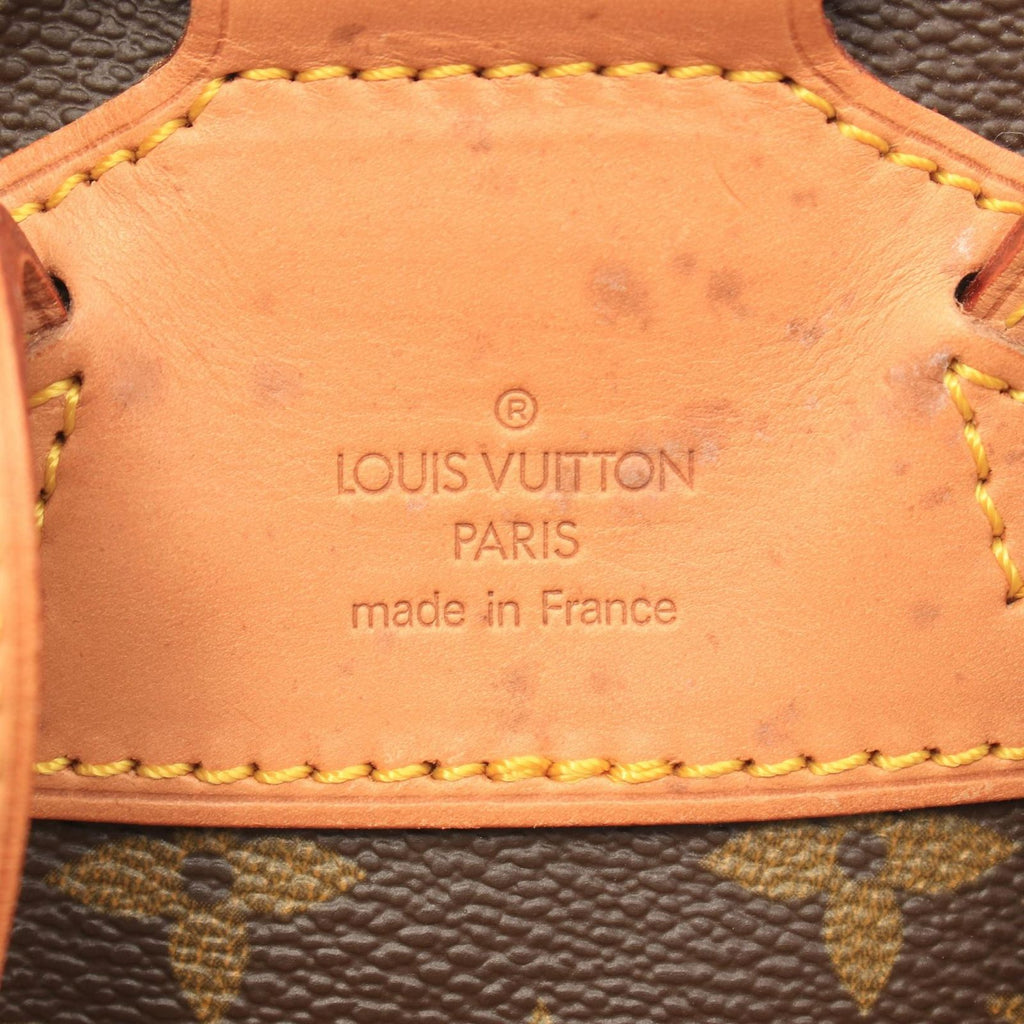 Louis Vuitton Backpack Montsouris MM Monogram Leather — view 4