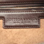 Bottega Veneta Shoulder Bag Nodini Intrecciato Dark Brown Leather — view 4