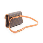 Louis Vuitton Waist Bag Pochette Florentine Monogram with Bouton Pression — view 2