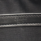 Celine Shoulder Bag Triomphe Medium Black Brown White Leather — view 4