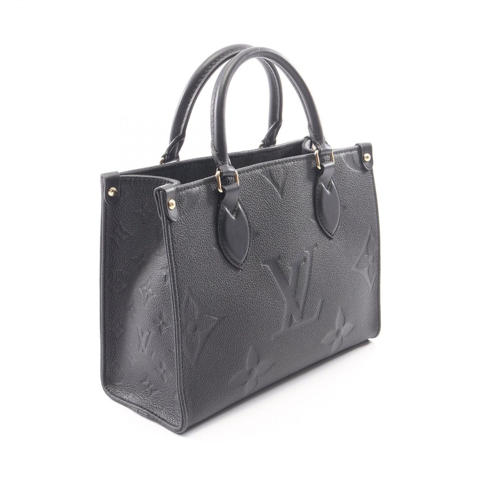 Louis Vuitton Handbag On The Go PM 2-Way Noir Leather — view 2