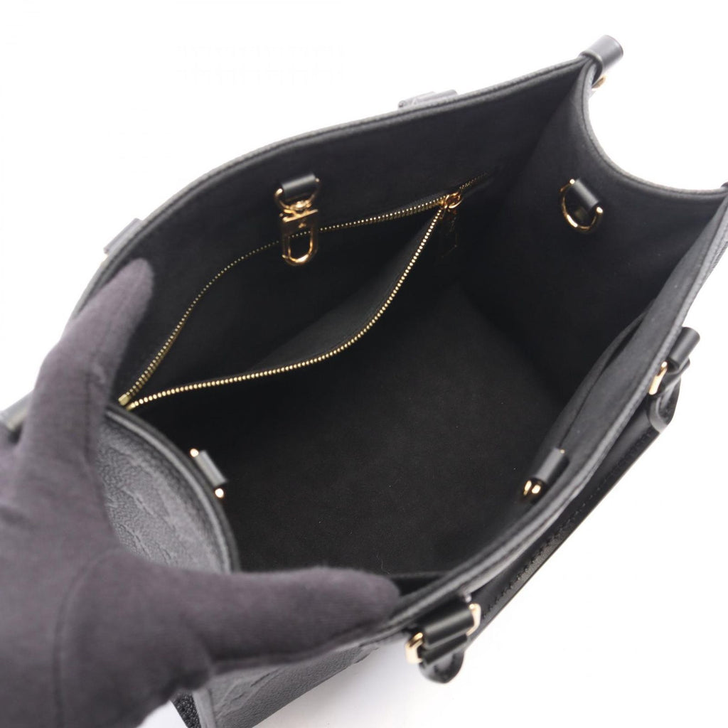 Louis Vuitton Handbag On The Go PM 2-Way Noir Leather — view 3