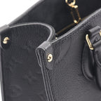 Louis Vuitton Handbag On The Go PM 2-Way Noir Leather — view 5