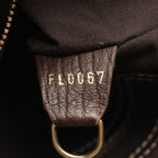 Louis Vuitton Tote Bag Bucket PM Monogram Mini Lin Ebene Canvas Leather — view 5