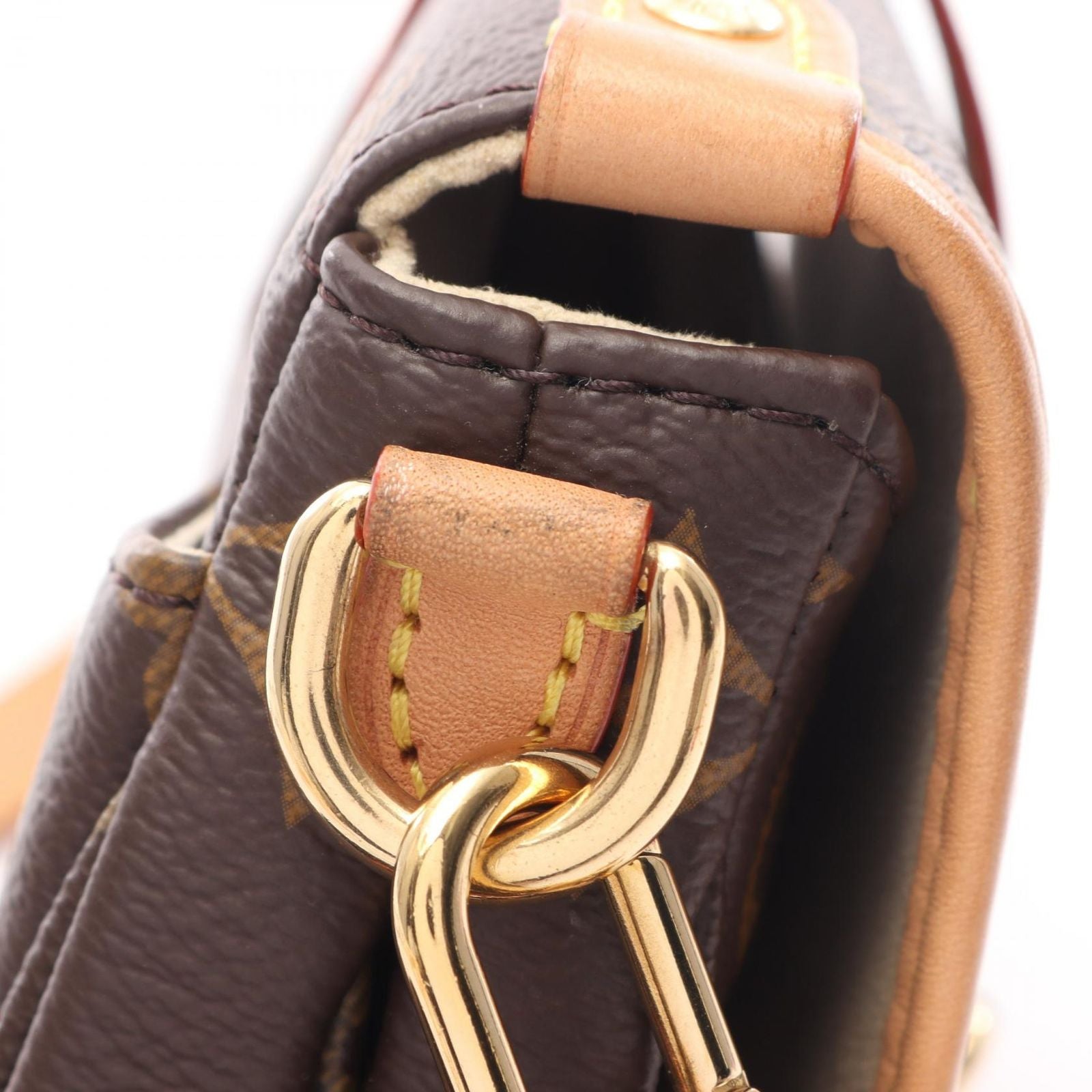 Louis Vuitton Handbag Saumur BB Monogram Leather — view 6