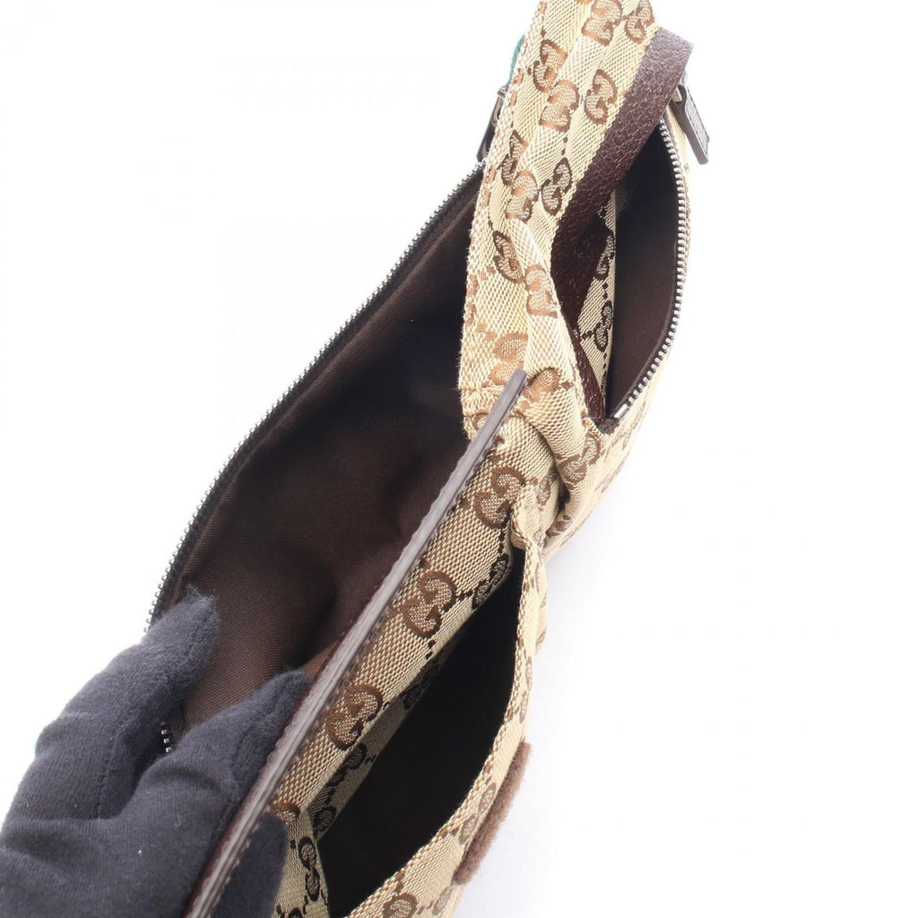 Gucci Waist Bag GG Canvas Beige Brown Green — view 3