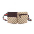 Gucci Waist Bag GG Canvas Beige Brown Green