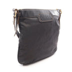 Loewe Shoulder Bag Anagram Black Gold Nylon Leather — view 2