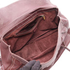 Celine Handbag Large Chouquette Bordeaux Leather — view 3