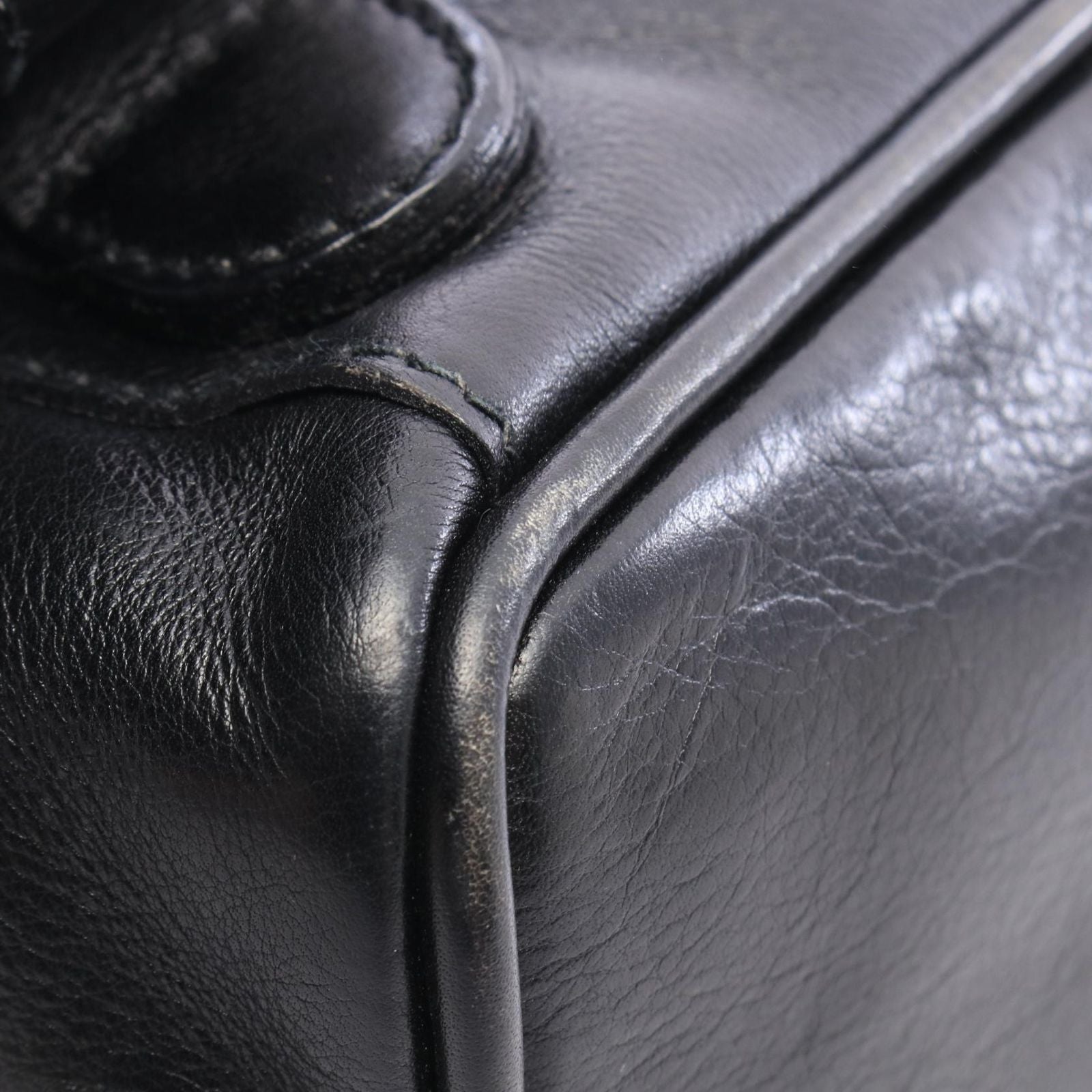 Gucci Backpack Bamboo 003 Black Leather — view 8