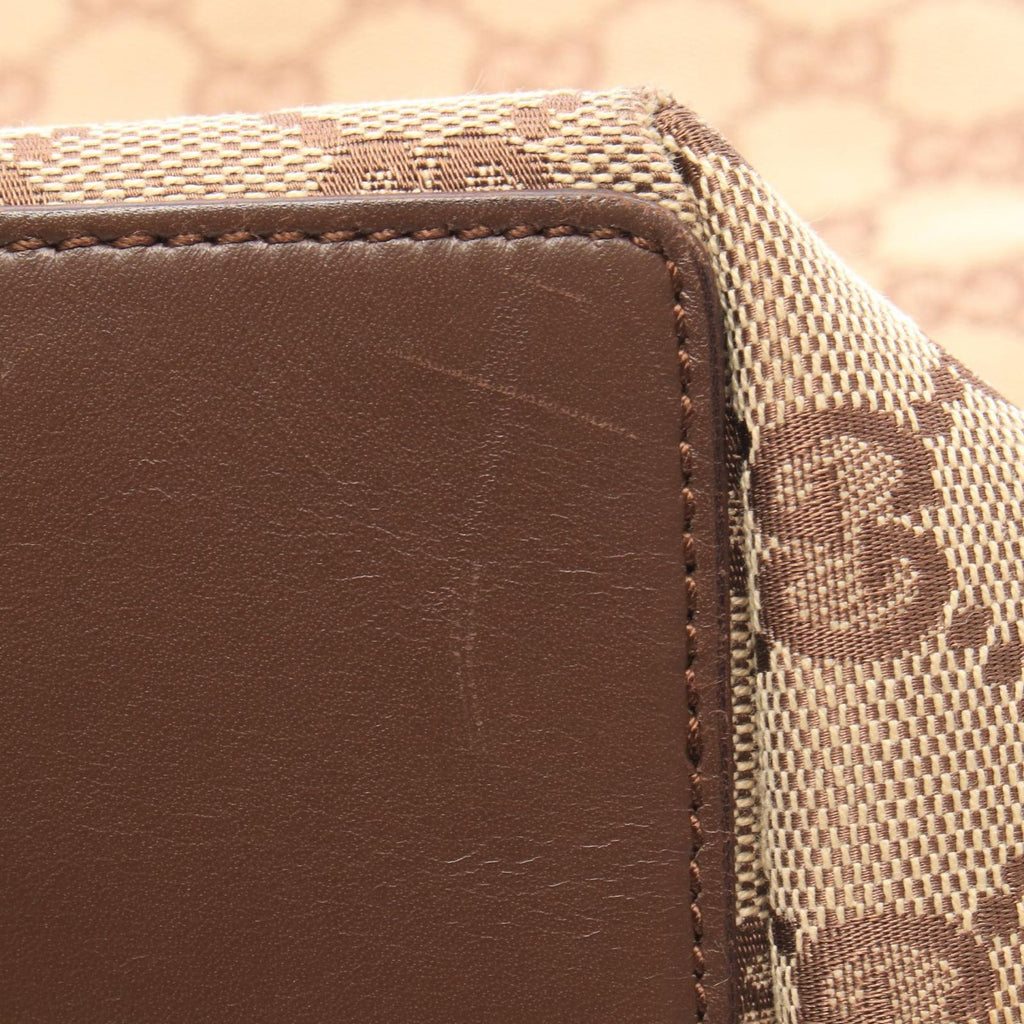 Gucci Tote Bag GG Canvas Beige Brown — view 6