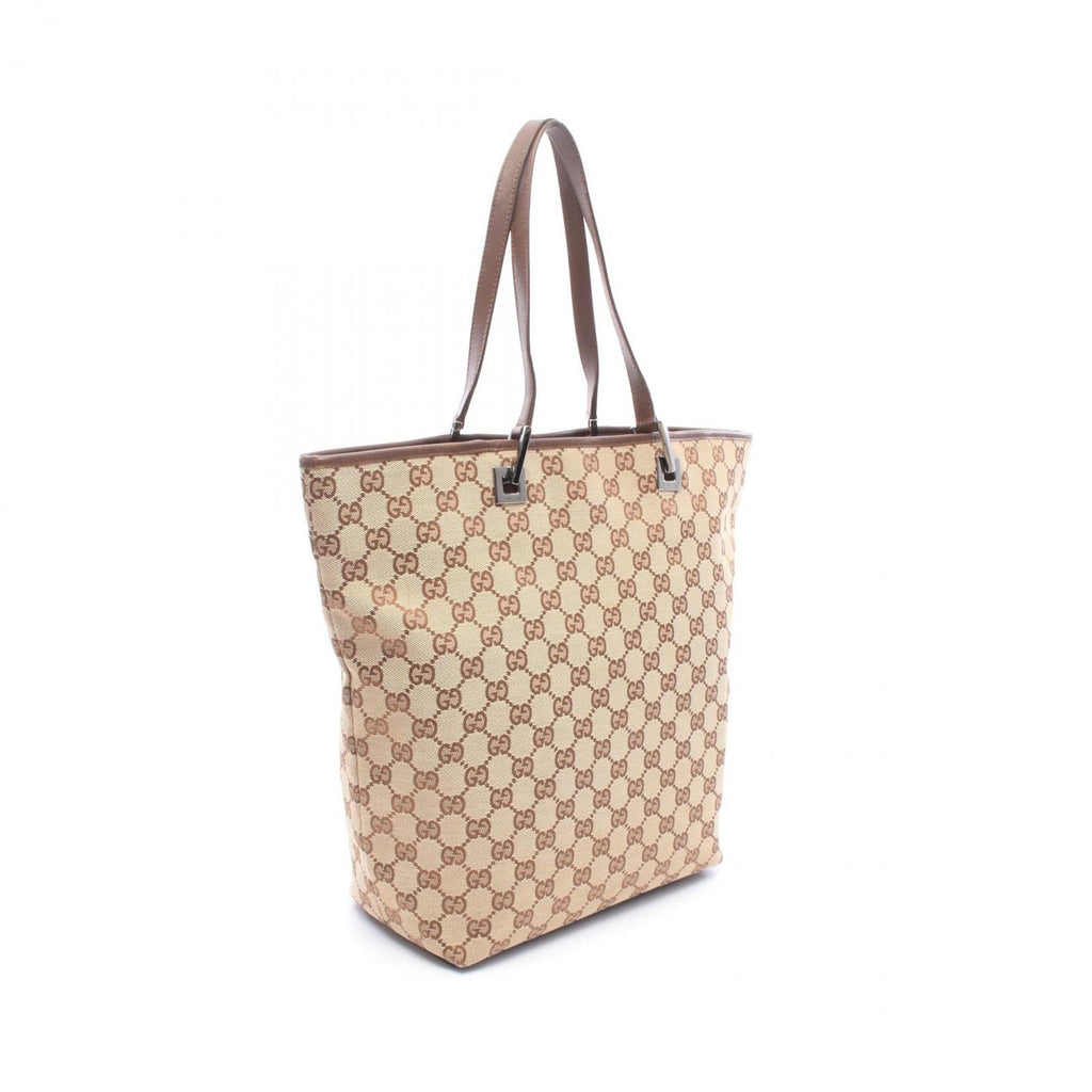 Gucci Tote Bag GG Canvas Beige Brown — view 2