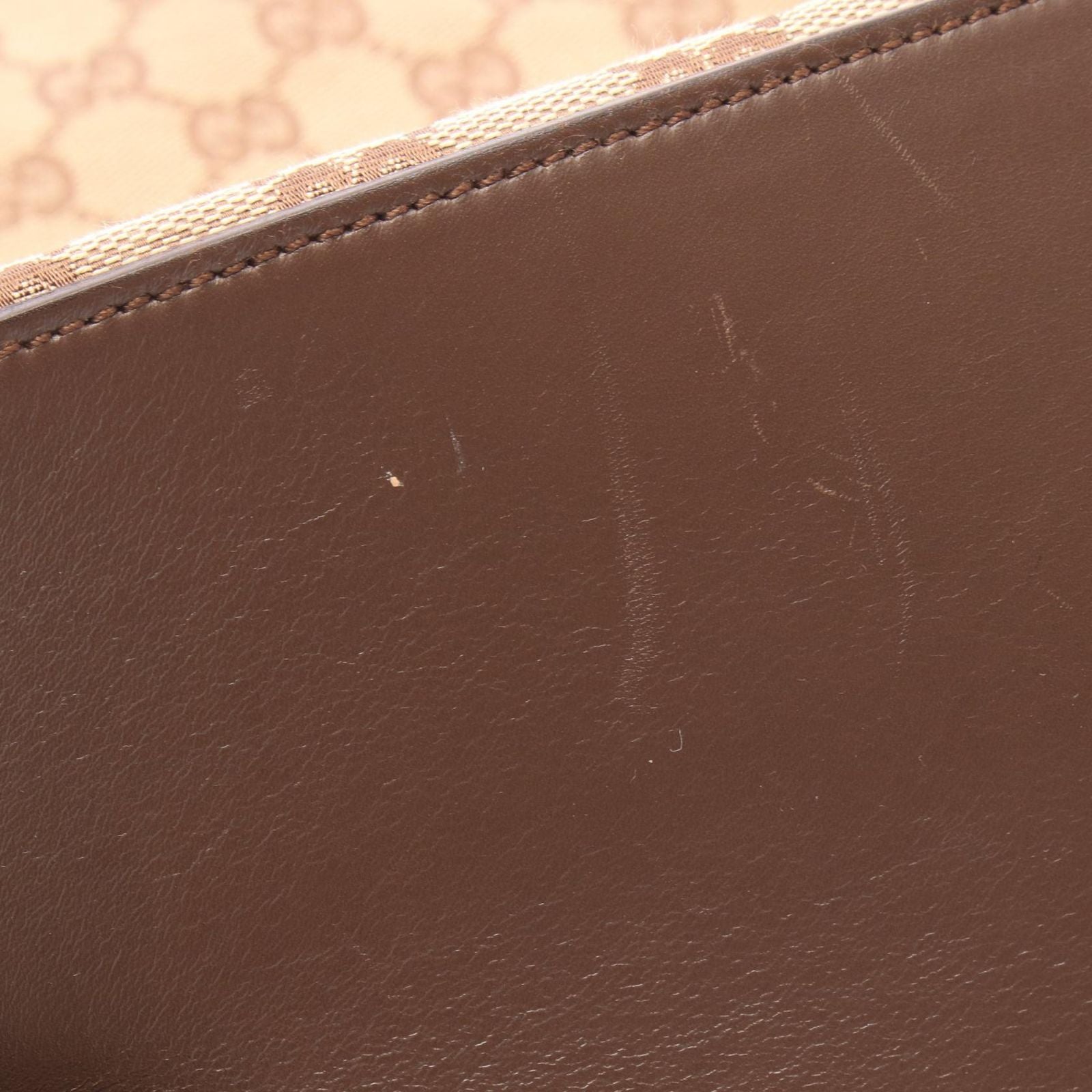 Gucci Tote Bag GG Canvas Beige Brown — view 7