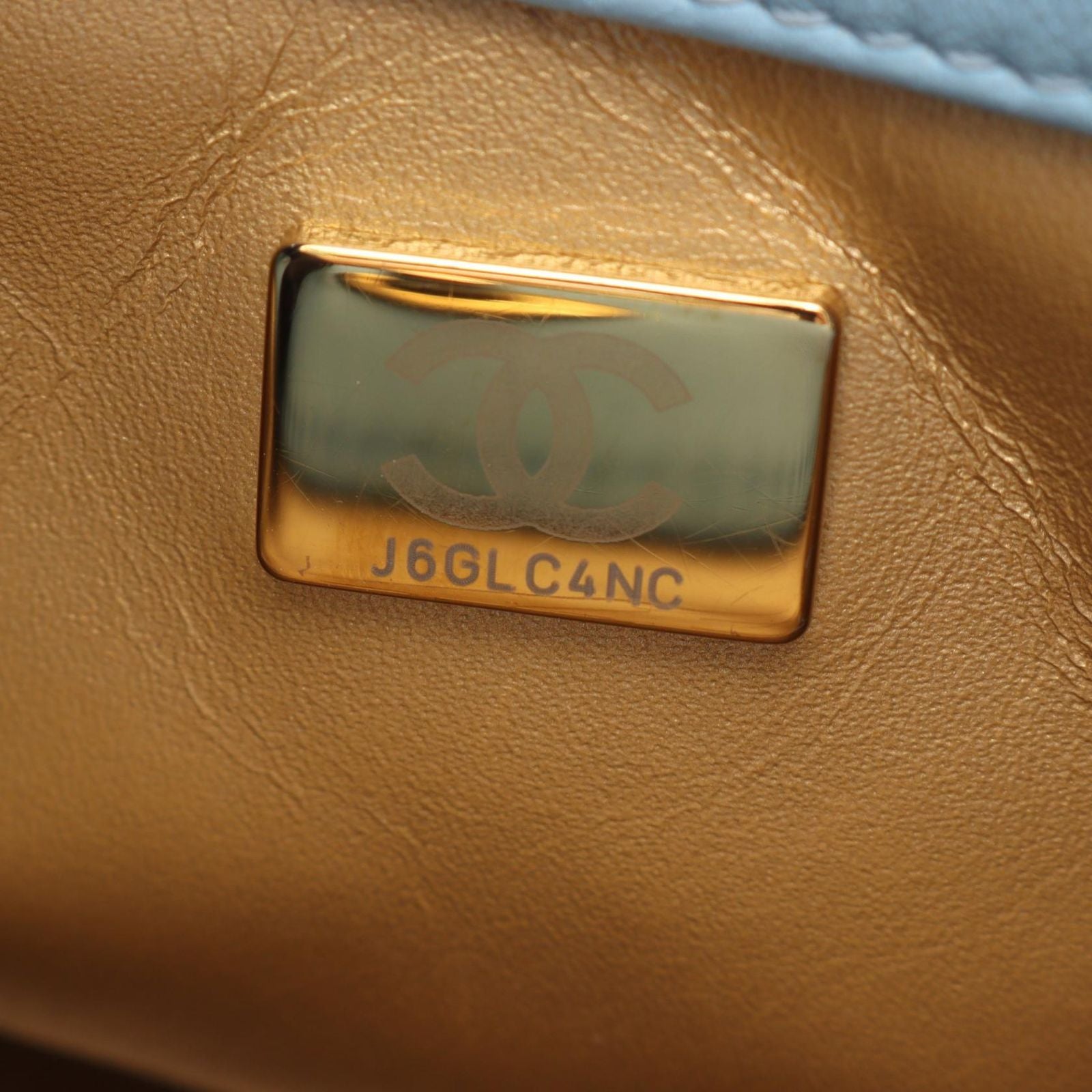 Chanel Shoulder Bag Quilted Small Hobo Light Blue Lambskin Chain — view 5