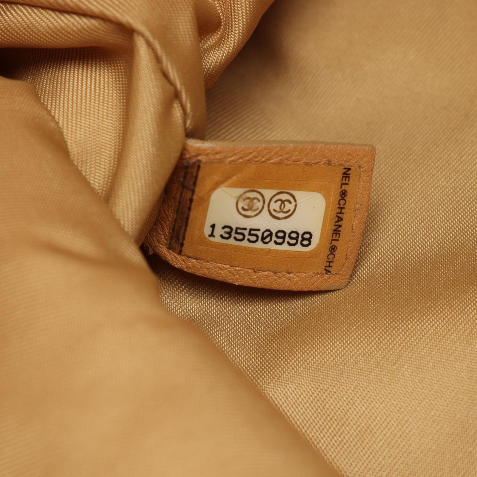 Chanel Tote Bag New Travel Line Large Gold Leather — view 5
