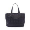Chanel Tote Bag New Travel Line MM Black Leather MM