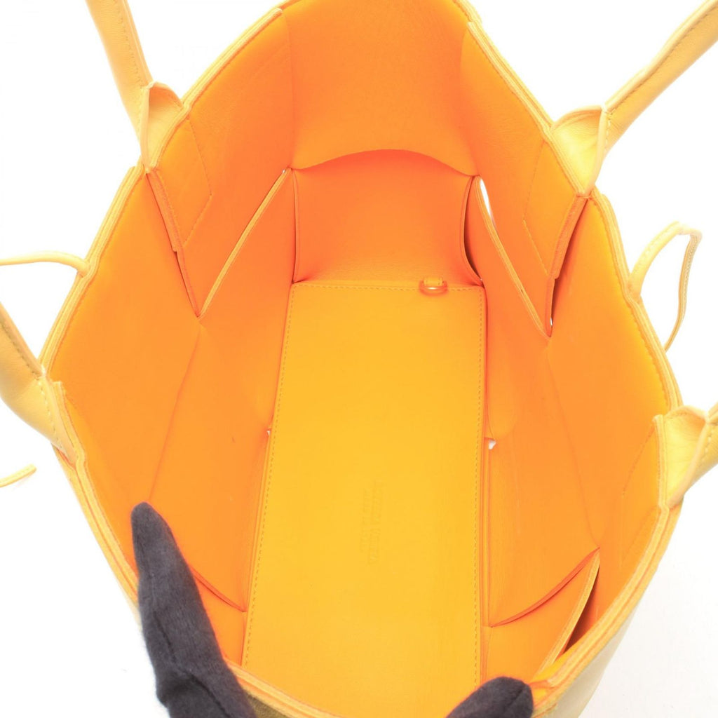 Bottega Veneta Tote Bag Small A-luco Yellow Leather — view 3