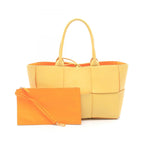 Bottega Veneta Tote Bag Small A-luco Yellow Leather