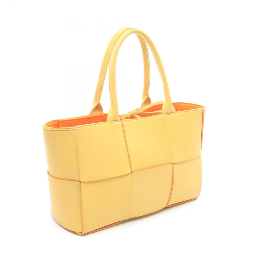 Bottega Veneta Tote Bag Small A-luco Yellow Leather — view 2