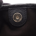 Celine Handbag Bittersweet C Sulky Large Brown Black Canvas Leather — view 6