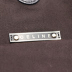 Celine Handbag Bittersweet C Sulky Large Brown Black Canvas Leather — view 4