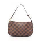 Louis Vuitton Handbag Pochette Accessoires Damier Ebene Leather