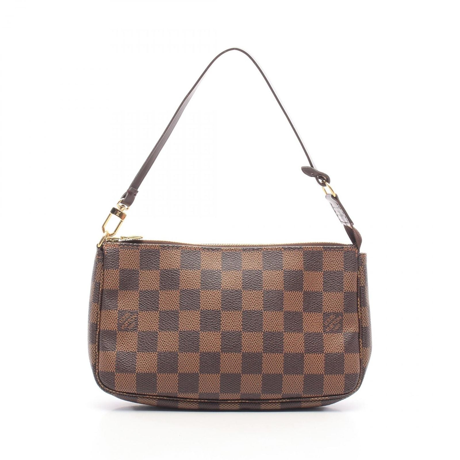 Louis Vuitton Handbag Pochette Accessoires Damier Ebene Leather