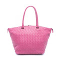 Bottega Veneta Tote Bag Intrecciato Purple Leather
