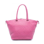Bottega Veneta Tote Bag Intrecciato Purple Leather