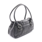 Dior Handbag CD Logo Black Leather — view 2