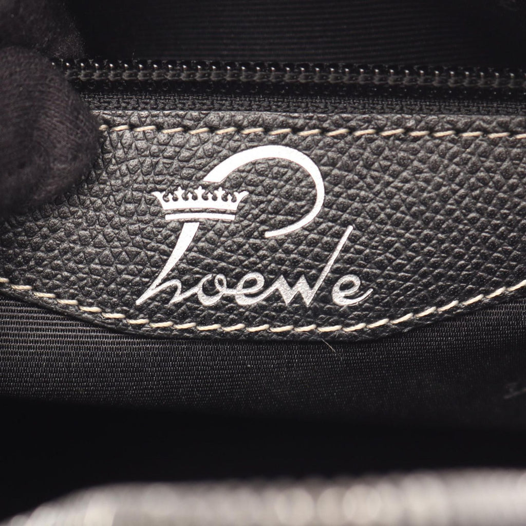 Loewe Handbag Senda Black Leather — view 4