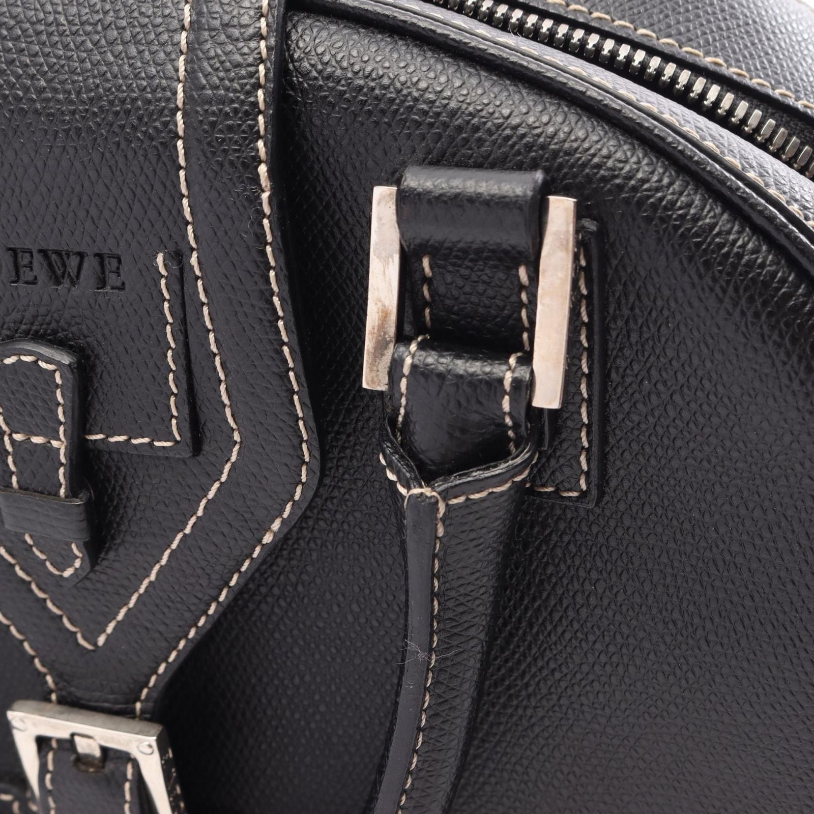 Loewe Handbag Senda Black Leather — view 8