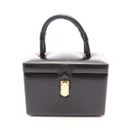 Loewe Handbag Anagram Black Leather