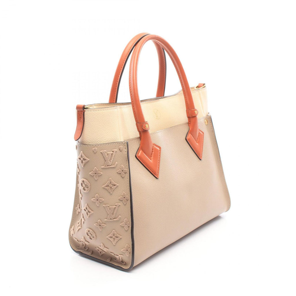 Louis Vuitton Handbag on My Side Monogram Tuffetage Galet 2-Way Leather MM — view 2