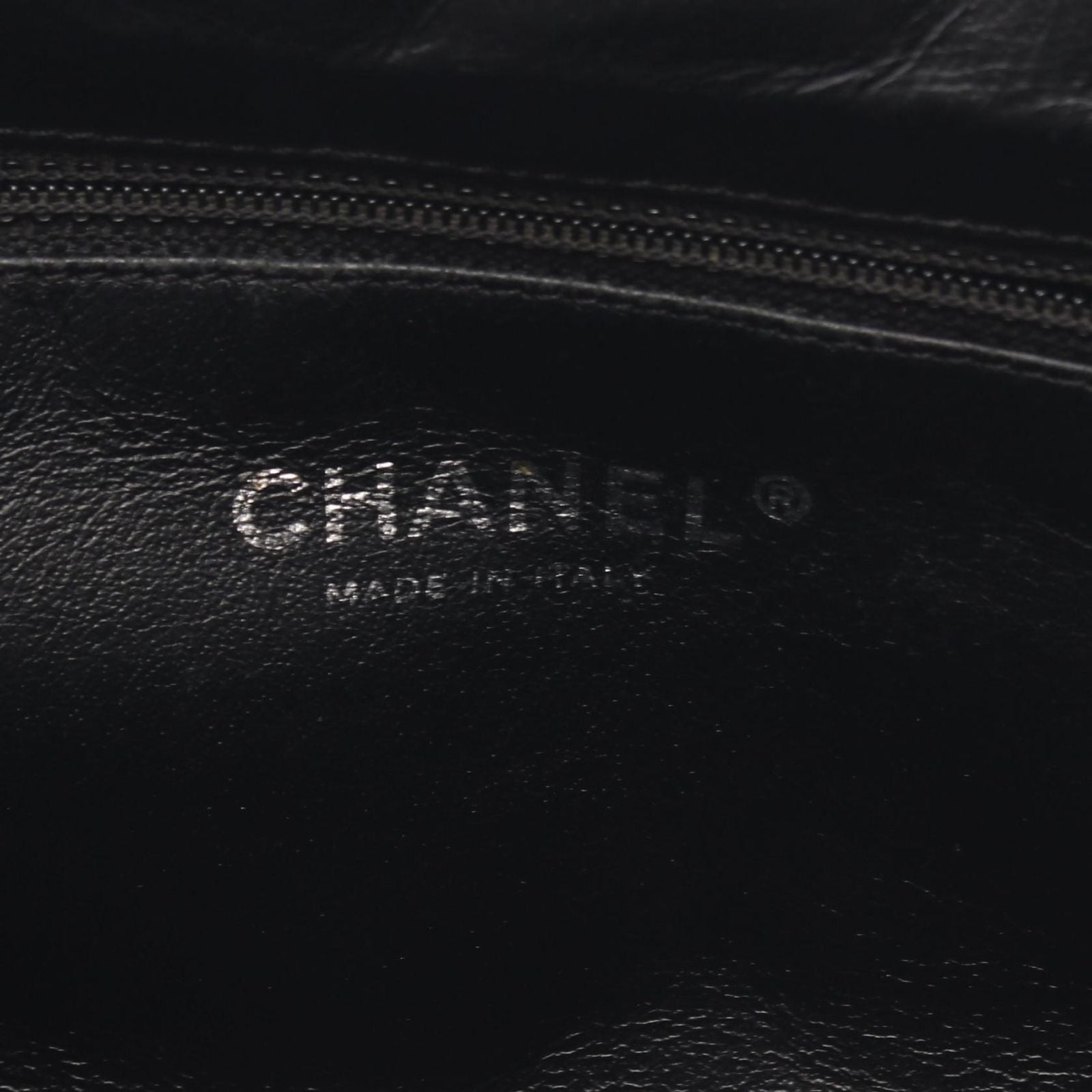 Chanel Clutch Quilted Kiss Lock Black Lambskin — view 4