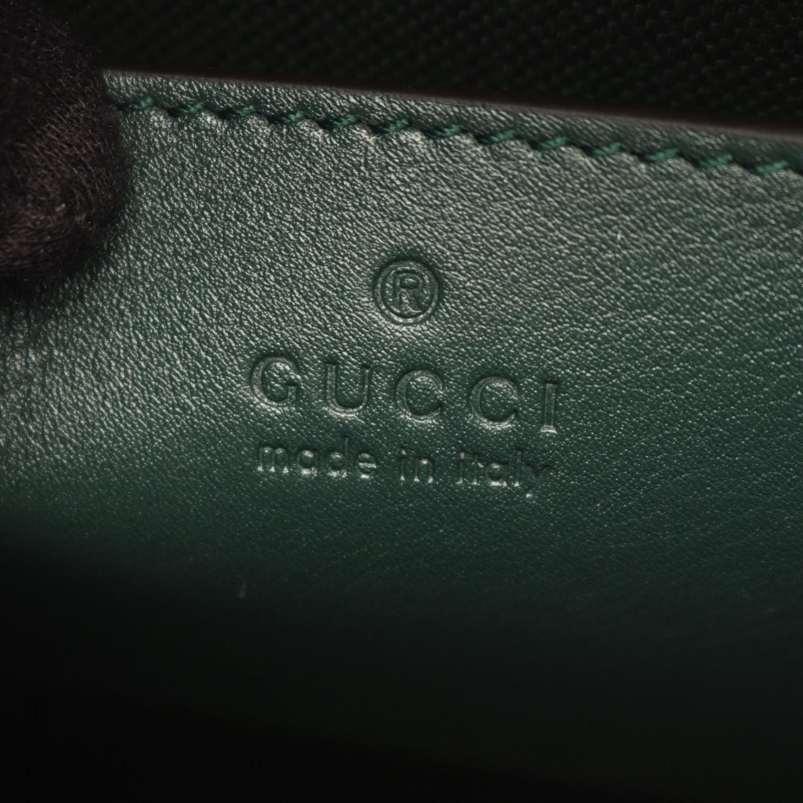 Gucci Handbag Diana 2-Way Dark Green Leather Tote Medium — view 4